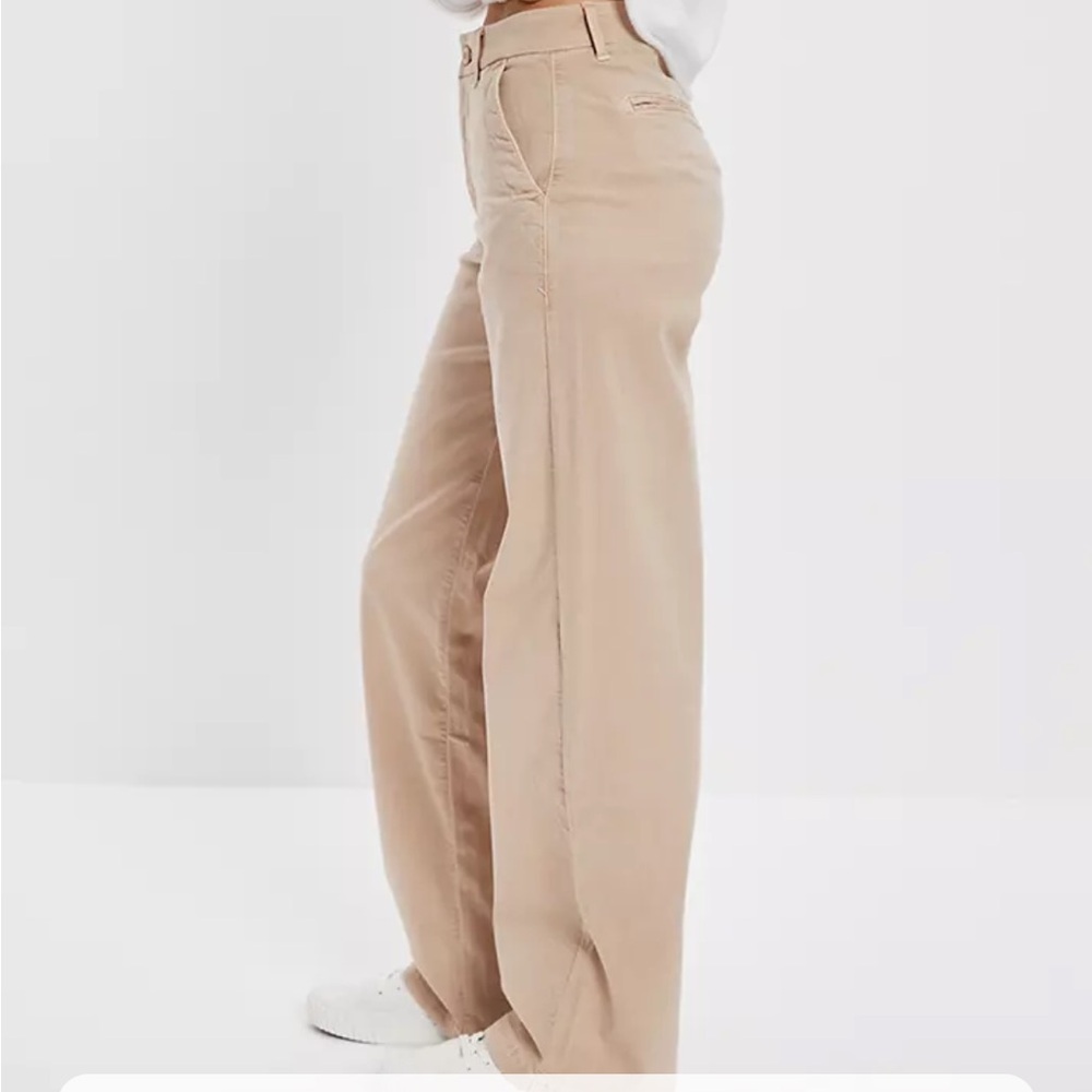 NWT American Eagle wide leg baggy khakis